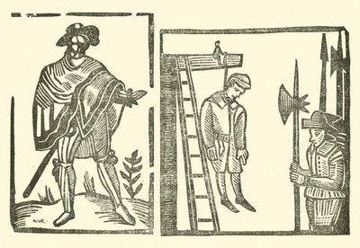 Ilustrace pro The Roxburghe Ballads od English School