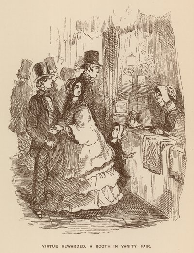 Ilustrace pro Vanity Fair od Thackeray od English School