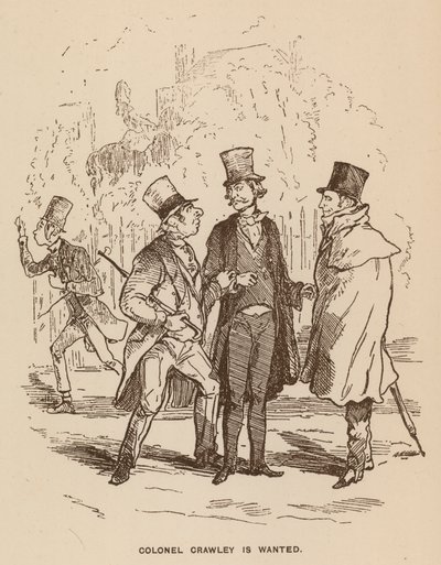 Ilustrace pro Vanity Fair od Thackeray od English School