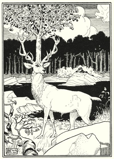 Ilustrace pro Dobrodružství barona Munchausena (rytina) od English School