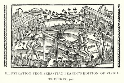 Ilustrace z Edice Virgila Sebastiana Brandta, vydané v roce 1502 (litho) od English School