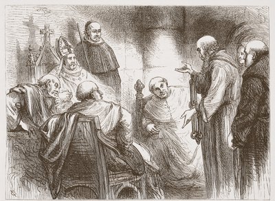 Ilustrace z Dějin protestantismu od Jamese Aitkena Wylie (1808-1890), hospoda. 1878 od English School