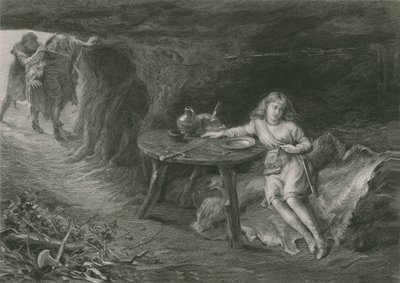 Imogen v jeskyni, Cymbeline od English School