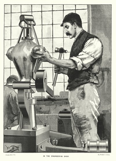 Ve strojírenské dílně (gravírování) od English School