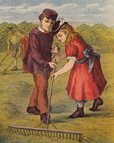 Na poli se senem (barevná litografie) od English School