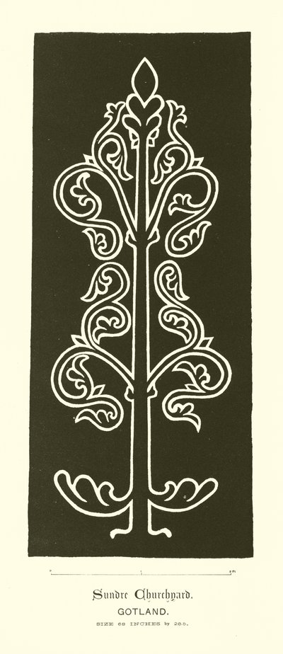 Vyřezávaná deska (rytina) od English School