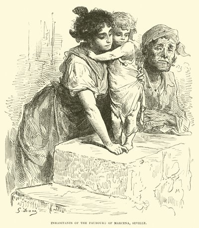 Obyvatelé Faubourg of Marcena, Seville od English School
