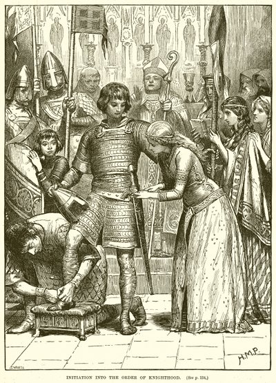 Zasvěcení do rytířského řádu od English School