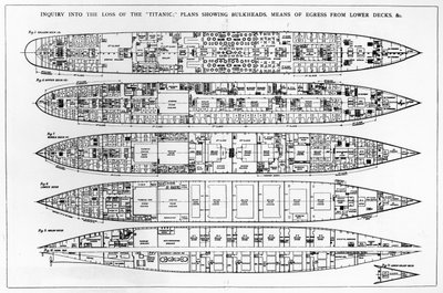 Dotaz v Loss of the Titanic: Průřezy lodí od English School