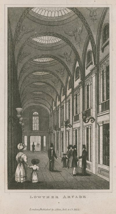 Interiér Lowther Arcade od English School