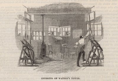 Interiér Watsonovy věže od English School