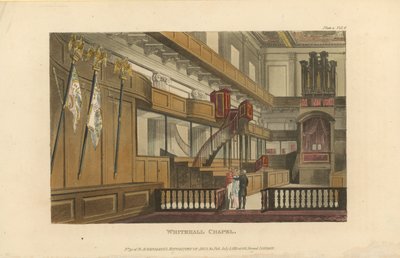 Interiér kaple Whitehall od English School