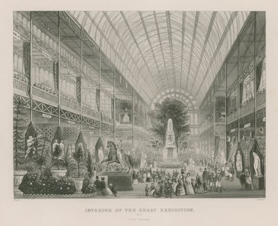Interiér Velké výstavy, 1851, Jižní transept od English School