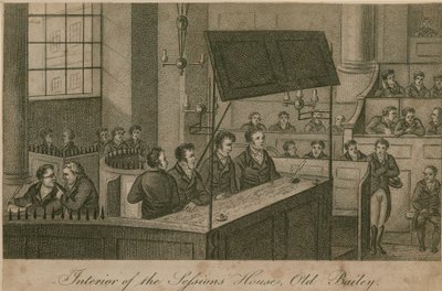 Interiér Sessions House, Old Bailey od English School