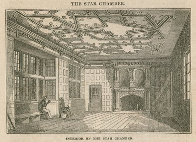 Interiér Star Chamber, Westminster od English School