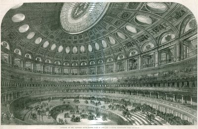 Interiér navrhované Royal Albert Hall od English School