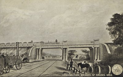 Intersection Bridges, St Helens, 1832 od English School