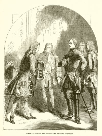 Rozhovor mezi Marlborough a švédským králem od English School