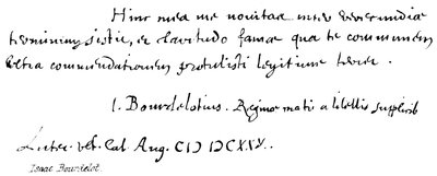 Isaac Bourdelot od English School