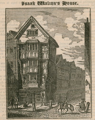 Isaak Waltons House, Fleet Street, Londýn od English School