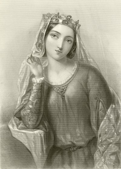 Isabella z Angouleme, královna krále Jana od English School