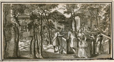 Islington Spa, dříve New Tunbridge Wells, 1735 od English School
