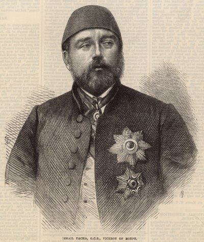 Ismail Pacha, GCB, místokrál Egypta od English School