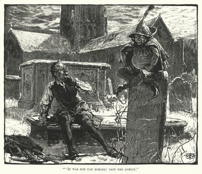 Nebyly to Echoes, řekl Goblin (rytina) od English School