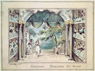 Italské divadlo, Haymarket od English School