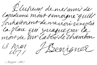 J Benigner (Abbé) od English School