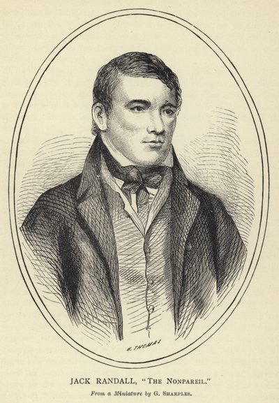 Jack Randall, The Nonpareil, From a Miniature od G Sharplese od English School