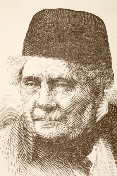 Jacques Babinet (litho) od English School