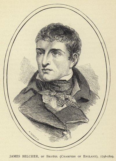 James Belcher z Bristolu, šampion Anglie, 1798-1809 od English School