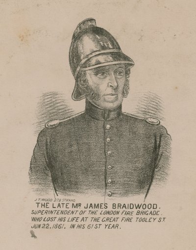 James Braidwood, superintendant londýnského hasičského sboru od English School
