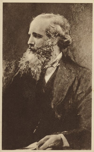 James Clerk Maxwell (1831-1879), skotský teoretický fyzik (litografie) od English School