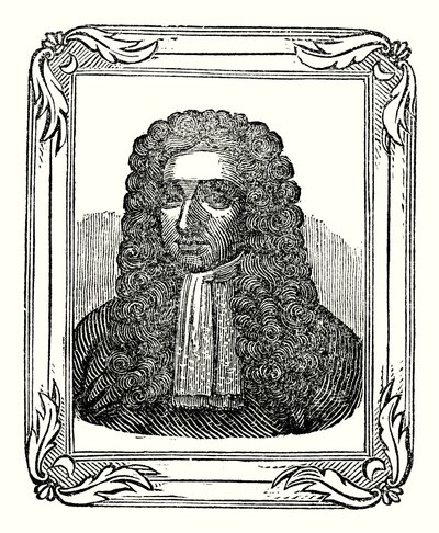 James II se narodil v roce 1633, korunován v roce 1685 a zemřel v roce 1701 (rytina) od English School