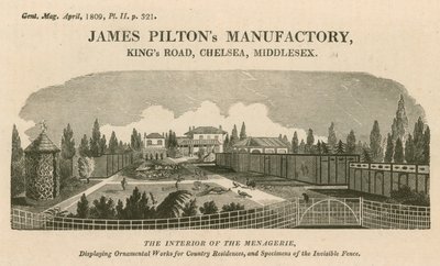 James Piltons Manufactory, Kings Road, Chelsea od English School