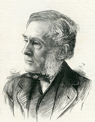 James Poole (1804-86) Ilustrace z The Graphic 10. dubna 1886 od English School