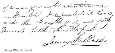 James Wallack (herec) od English School
