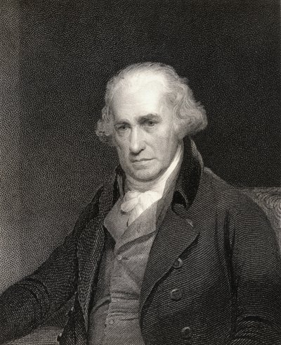 James Watt (1736-1819) z Galerie portrétů, publikoval v roce 1833 od English School