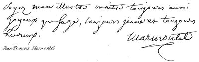 Jean Francois Marmontel od English School