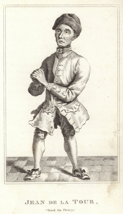 Jean de la Tour, souzen za pirátství od English School