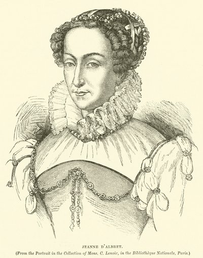 Johanka z Albretu (rytina) od English School