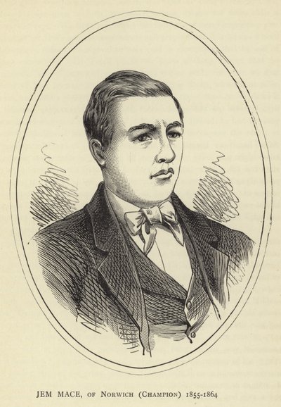 Jem Mace, z Norwiche, šampion, 1855-1864 od English School