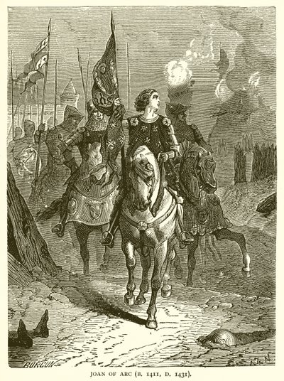 Johanka z Arku (B. 1411, D. 1431) od English School