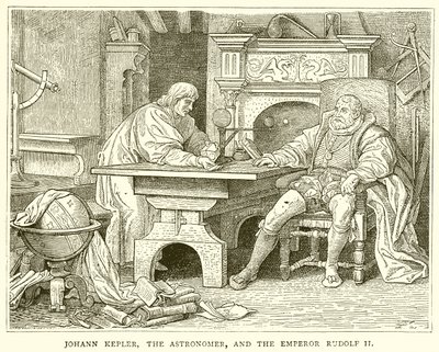 Johann Kepler, astronom a císař Rudolf II od English School