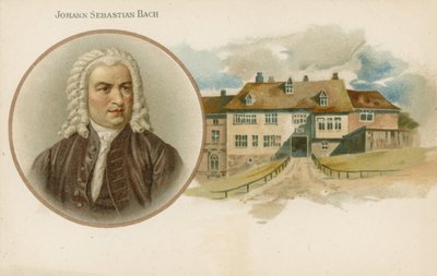 Johann Sebastian Bach , německý skladatel a hudebník od English School