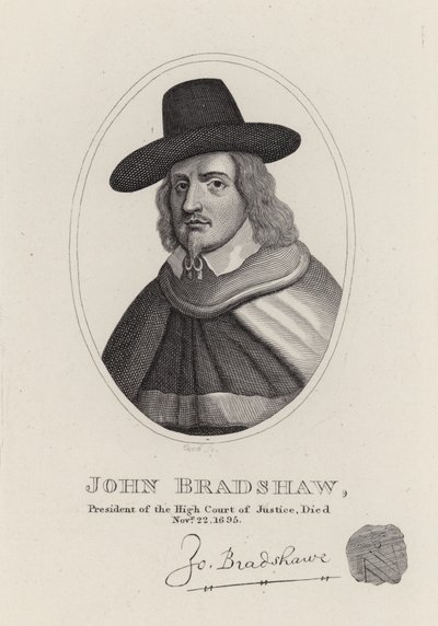 John Bradshaw (rytina) od English School