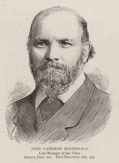 John Cameron Macdonald (rytina) od English School