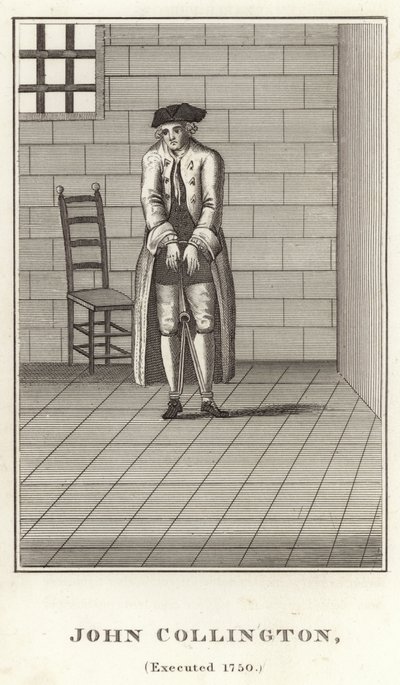 John Collington, popraven 1750 od English School